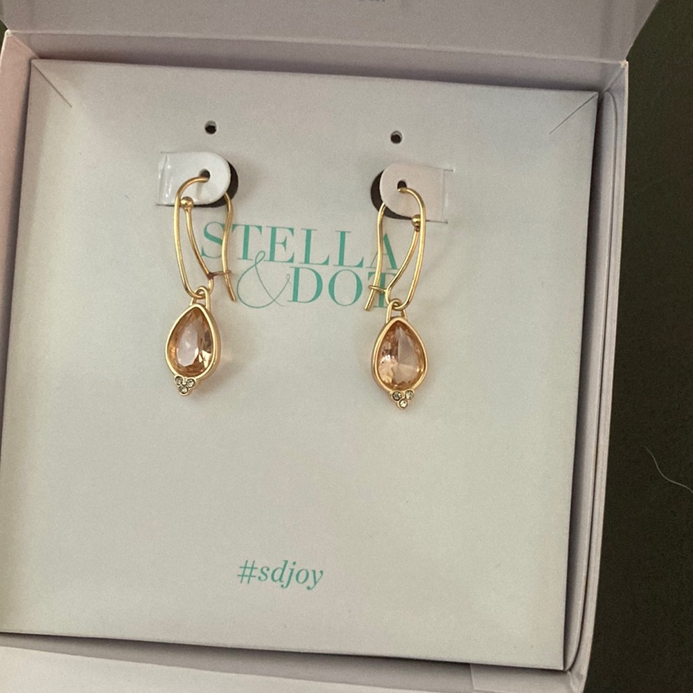 S&D COLLECTOR'S BOX TEARDROP EARRING